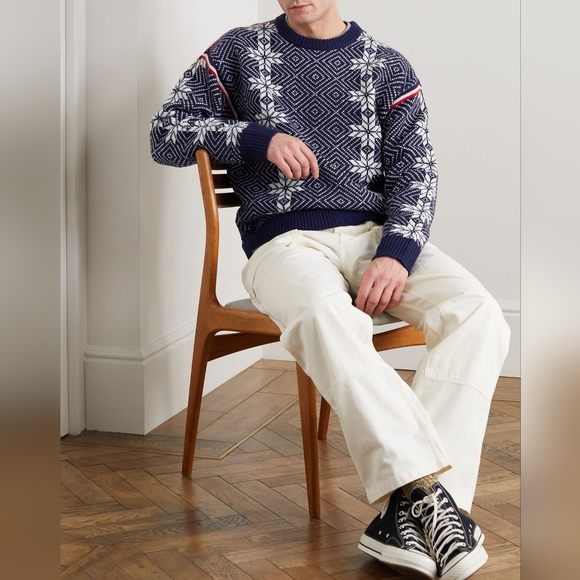 NWT JCrew Lambswool Jacquard Nordic Ski Sweater - Size M - Picture 12 of 13